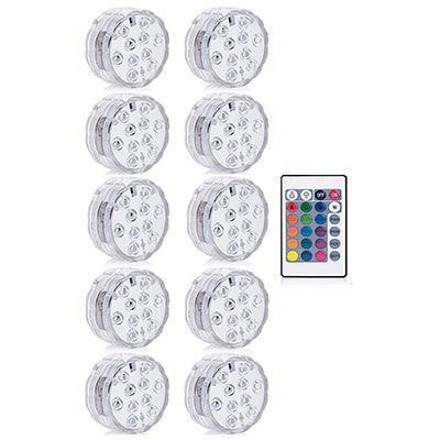 16 Colors Rgb Submersible Pool Light With Rf Remote Control - Illuminate Your Water Wonderland-18