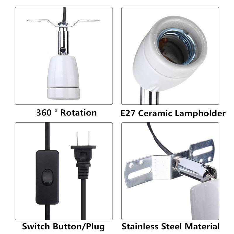 Reptile Pro 400W Ceramic Heat Lamp Holder With Rotating Base-3