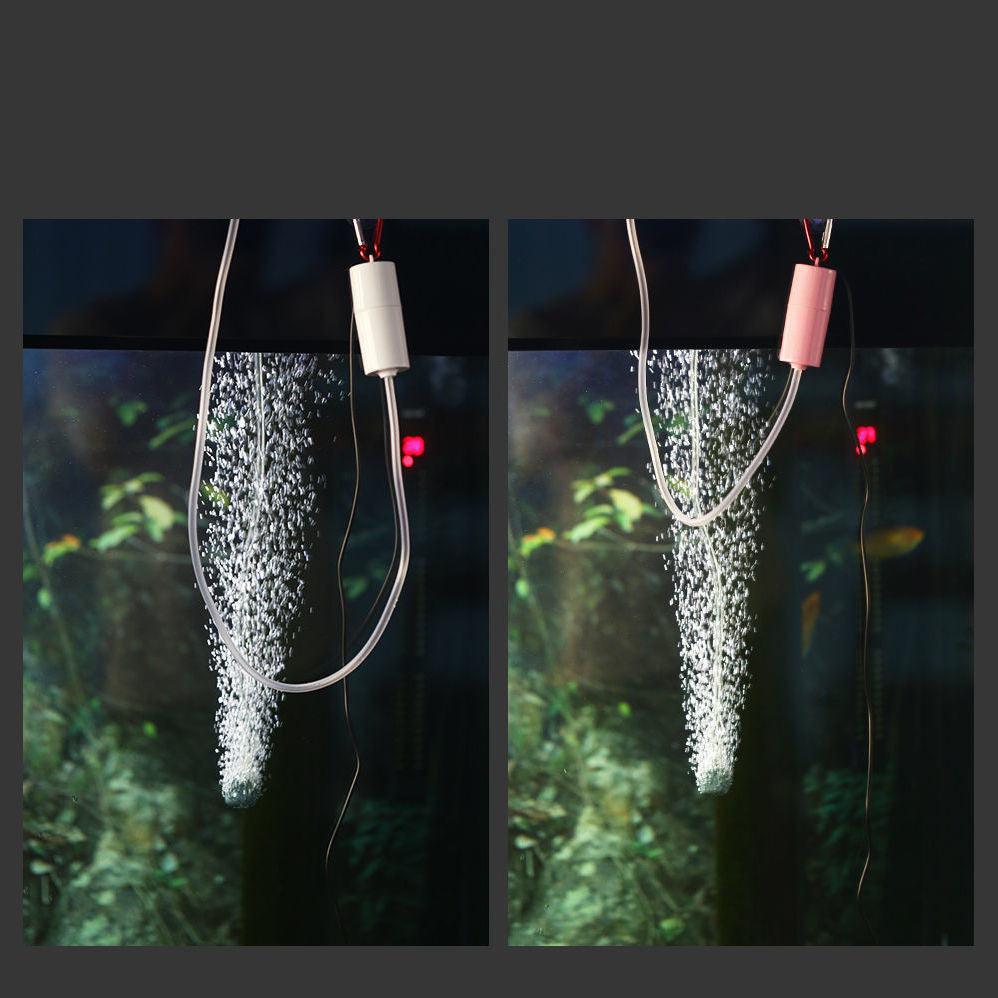Portable Usb Aquarium Oxygen Air Pump - Silent And Energy Efficient Fish Tank Accessory-2