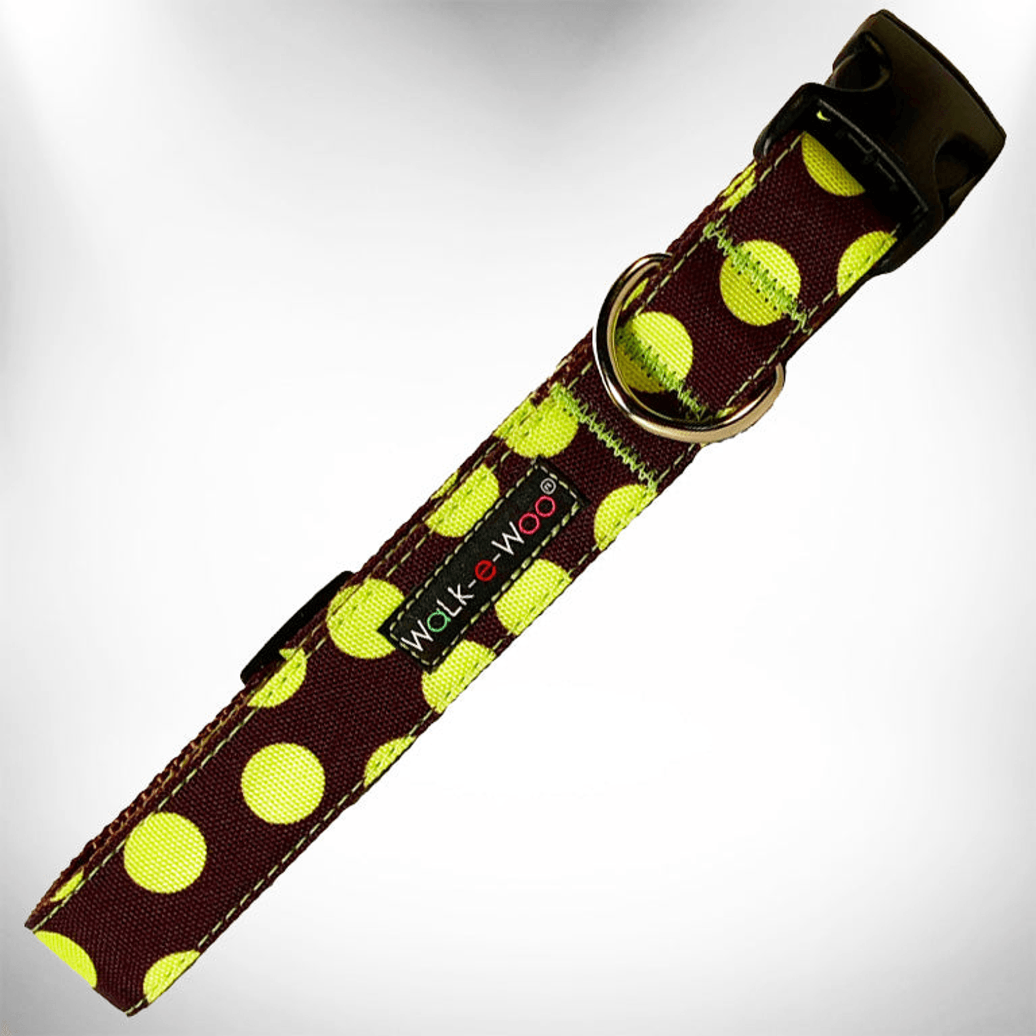 Elegant Red Polka Dot Dog Collar by Walk-e-Woo-41