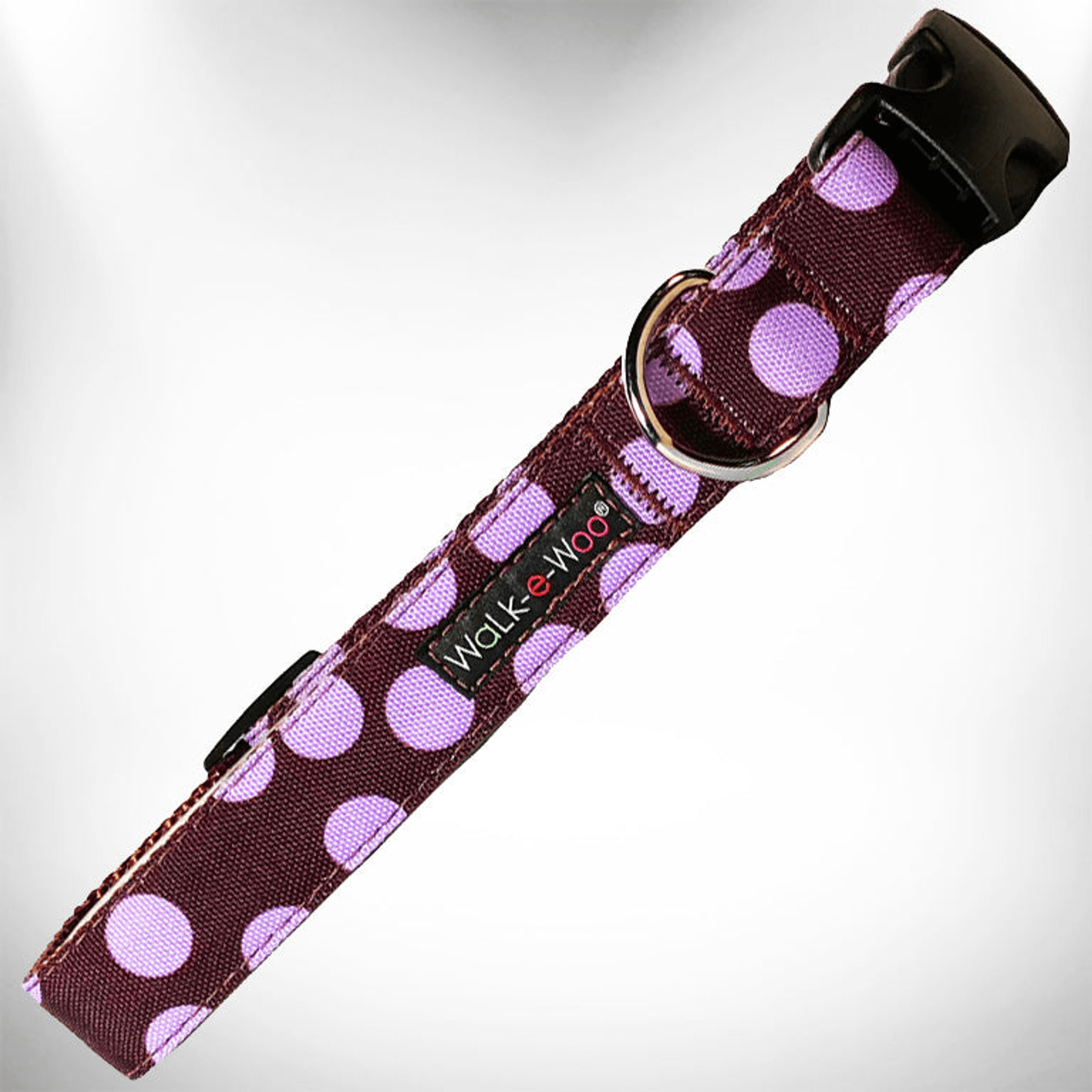 Elegant Red Polka Dot Dog Collar by Walk-e-Woo-47