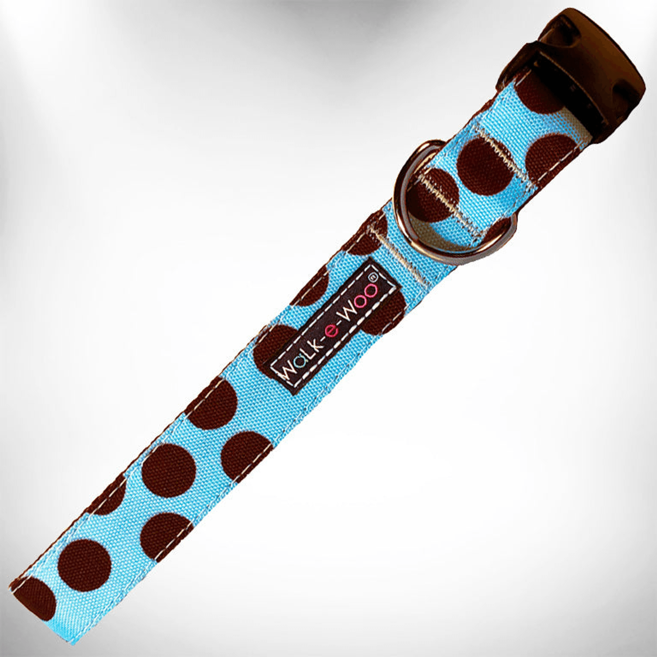 Elegant Red Polka Dot Dog Collar by Walk-e-Woo-19