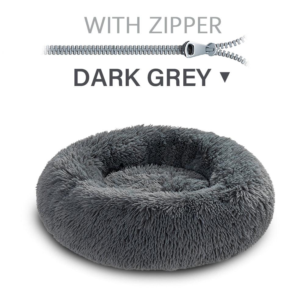 The Snugglepaws Plush Donut Pet Bed: Luxuriously Cozy Haven For Dogs And Cats-25
