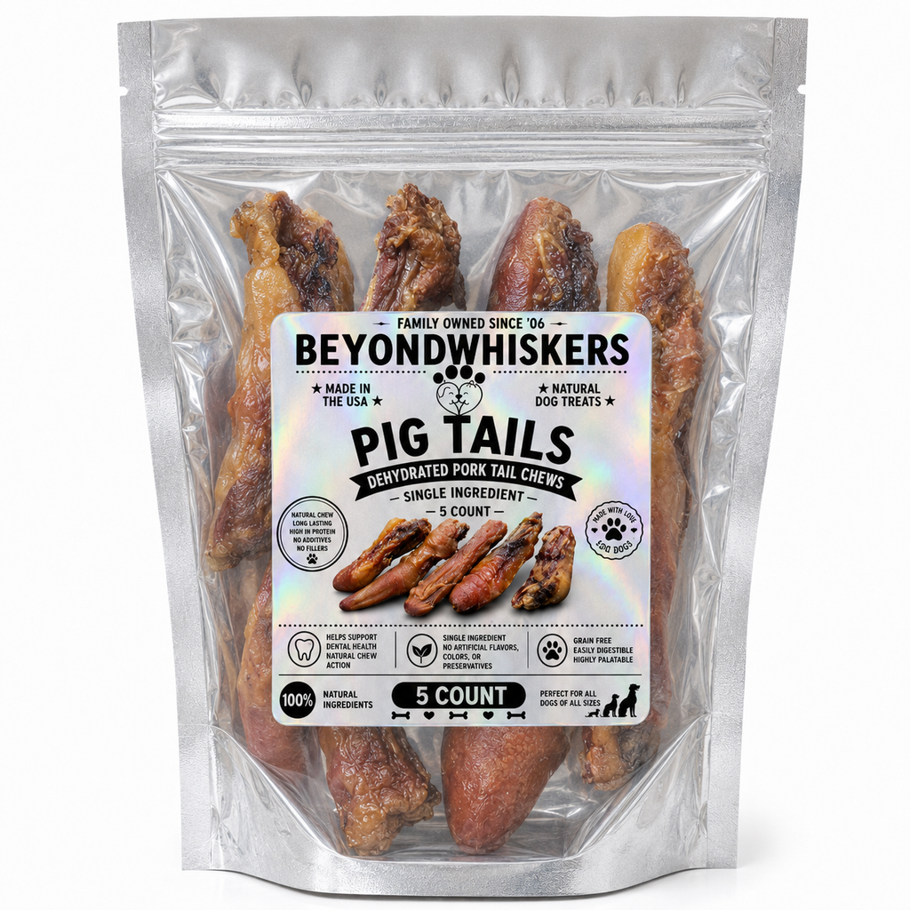 Dehydrated Pork Tails for Dogs-1