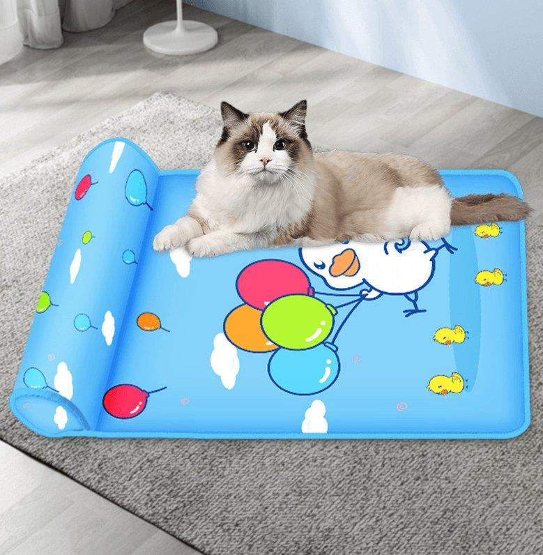 Cool Breeze Pet Comfort Mat: Breathable Cooling Pad With Pillow For Dogs And Cats-3
