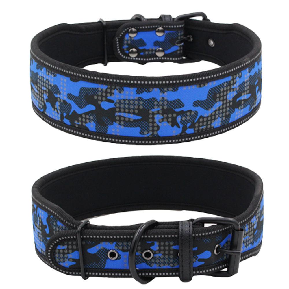 Reflective Camouflage Adventure Dog Collar-0