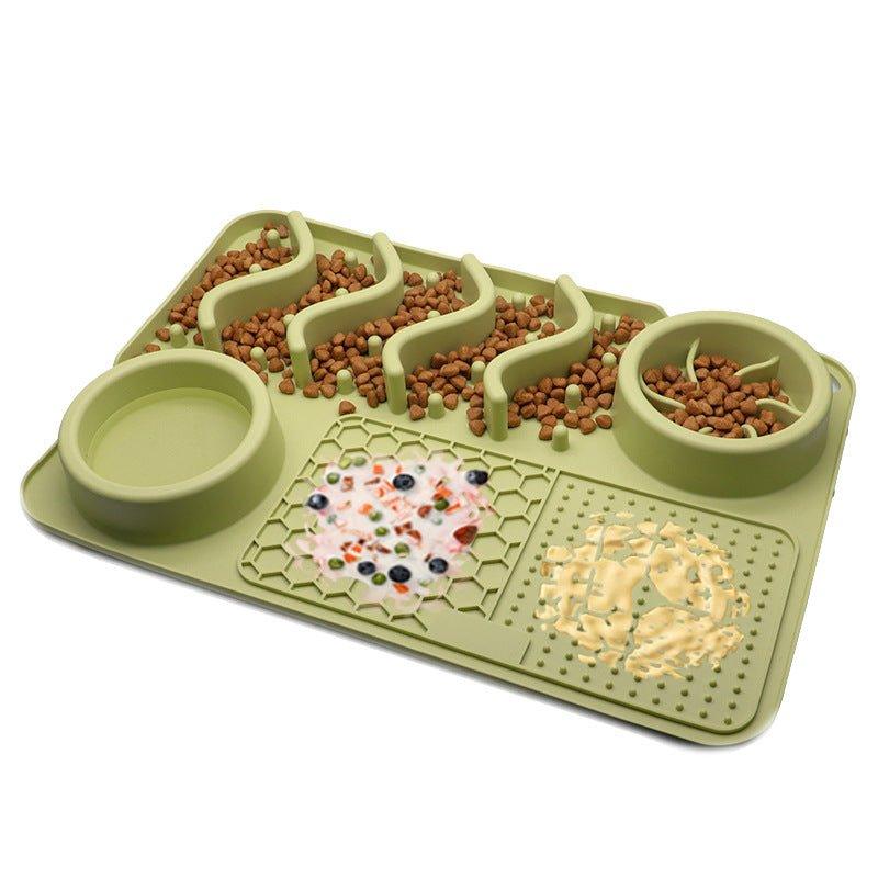 Dog Silicone Licking Pad Pet Licking Mat Silicone Mat Multifunctional Food Bowl-16